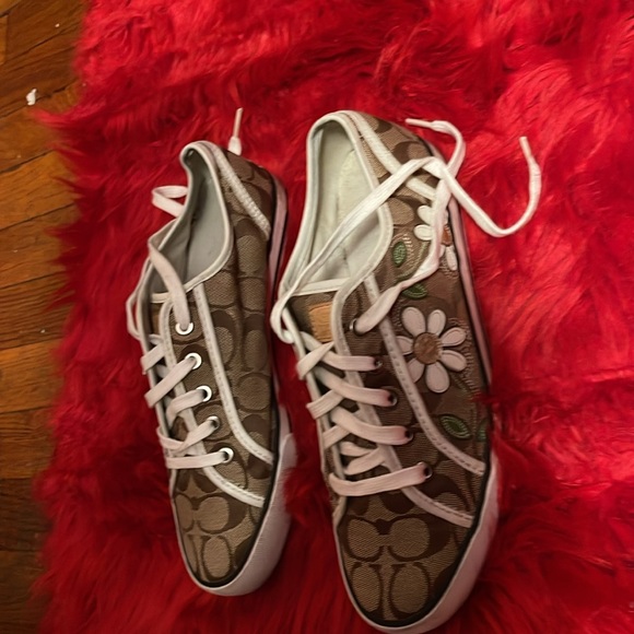 Coach Daisy Appliqué canvas sneakers - Picture 3 of 4